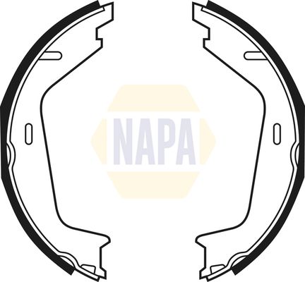 Napa NBS5050 Brake Shoe Set, parking brake - 1