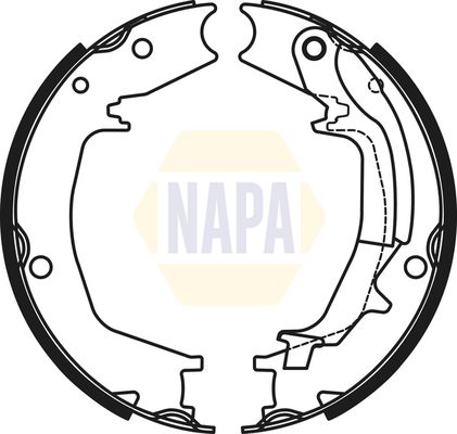 Napa NBS5052 Brake Shoe Set, parking brake - 1
