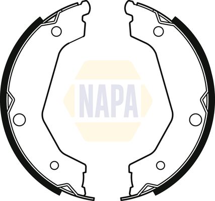 Napa NBS5053 Brake Shoe Set, parking brake - 1