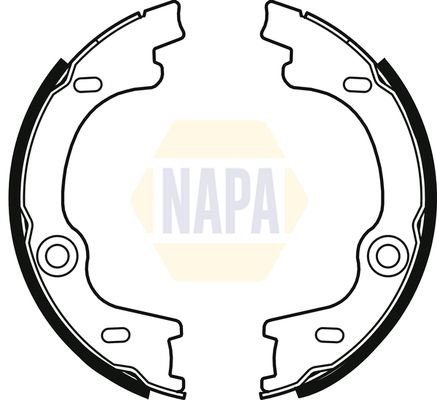 Napa NBS5054 Brake Shoe Set, parking brake - 1