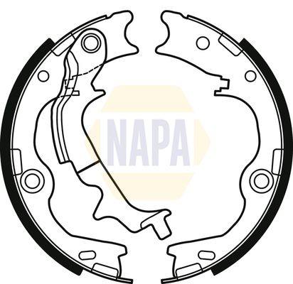 Napa NBS5056 Brake Shoe Set, parking brake - 1