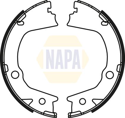Napa NBS5059 Brake Shoe Set, parking brake - 1