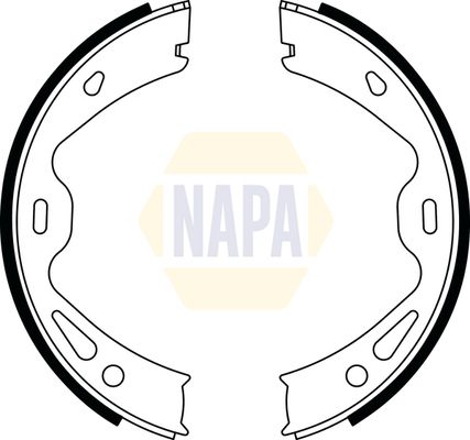 Napa NBS5061 Brake Shoe Set, parking brake - 1