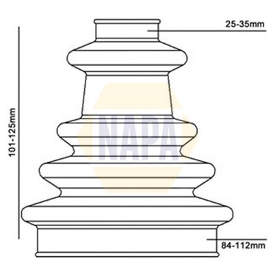 Napa NCB1003 Bellow, drive shaft - 2