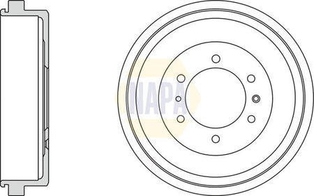 Napa NDR1003 Brake Drum - 1