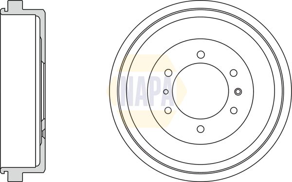 Napa NDR1003 Brake Drum - 1