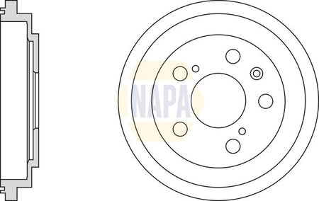 Napa NDR1051 Brake Drum - 1