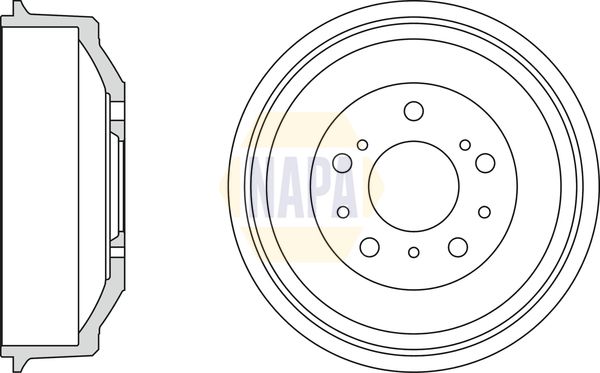Napa NDR1052 Brake Drum - 1