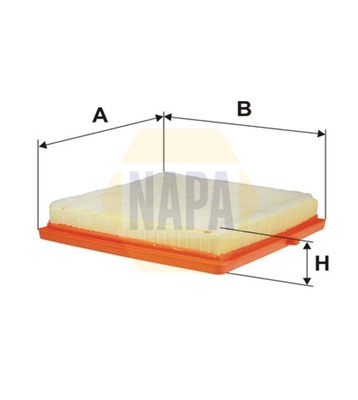 Napa NFA1256 Air Filter - 1