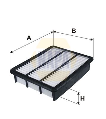 Napa NFA1264 Air Filter - 1
