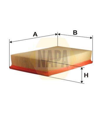 Napa NFA1446 Air Filter - 1