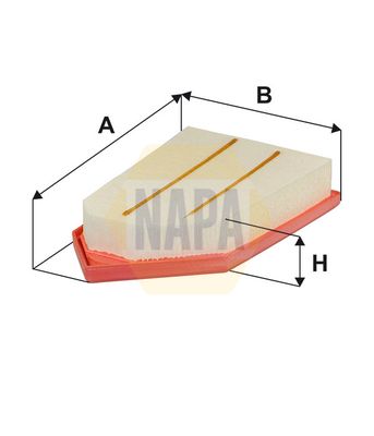 Napa NFA1480 Air Filter - 1