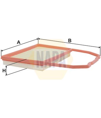 Napa NFA1503 Air Filter - 1