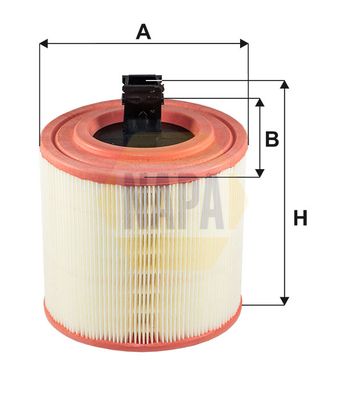 Napa NFA1511 Air Filter - 1