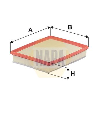 Napa NFA1515 Air Filter - 1