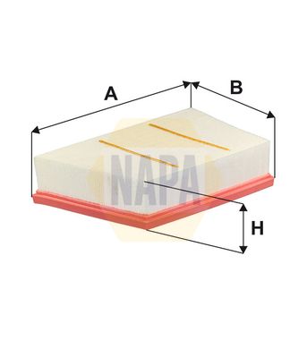 Napa NFA1543 Air Filter - 1