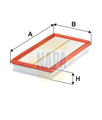 Napa NFA1563 Air Filter - 1