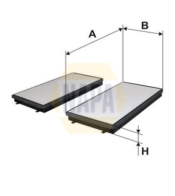 Napa NFC4300 Filter, cabin air - 1