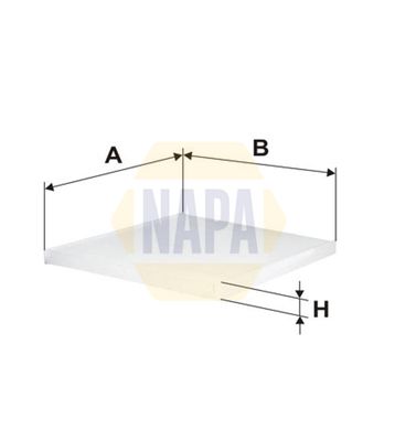 Napa NFC4303 Filter, cabin air - 1