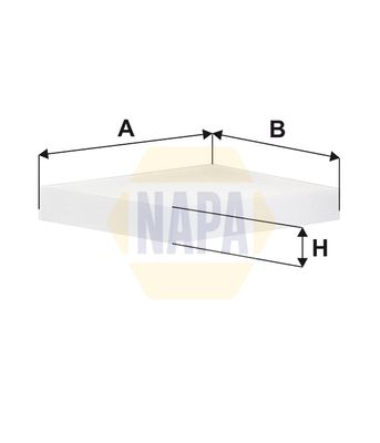 Napa NFC4312 Filter, cabin air - 1