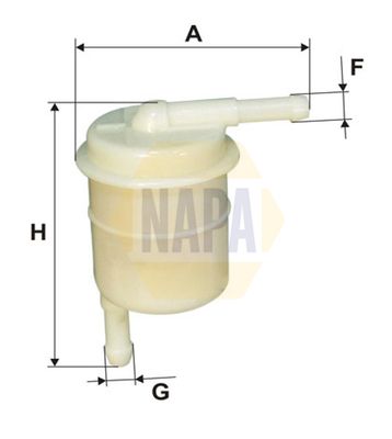 Napa NFF2207 Fuel Filter - 1