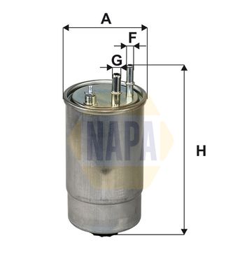 Napa NFF2221 Fuel Filter - 1