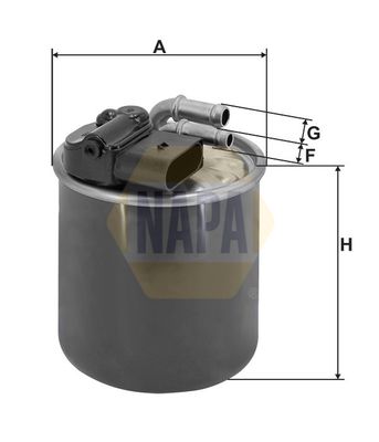 Napa NFF2224 Fuel Filter - 1