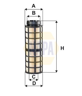 Napa NFF2225 Fuel Filter - 1