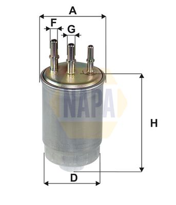 Napa NFF2227 Fuel Filter - 1