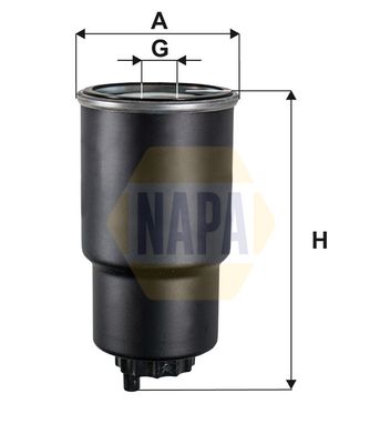 Napa NFF2233 Fuel Filter - 1