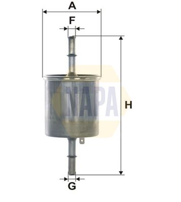 Napa NFF2245 Fuel Filter - 1