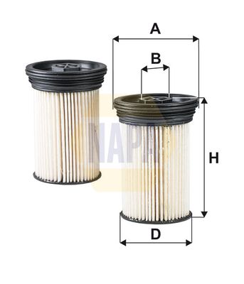 Napa NFF2259 Fuel Filter - 1