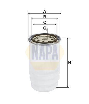 Napa NFF2261 Fuel Filter - 1