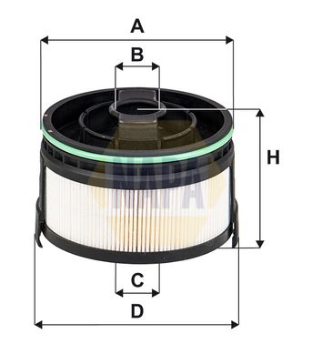 Napa NFF2265 Fuel Filter - 1