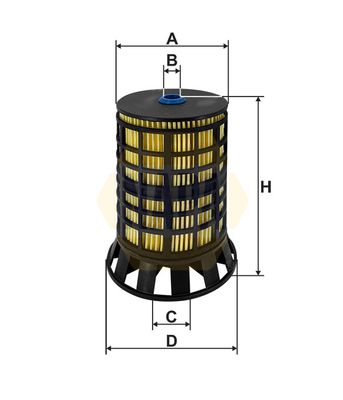 Napa NFF2266 Fuel Filter - 1