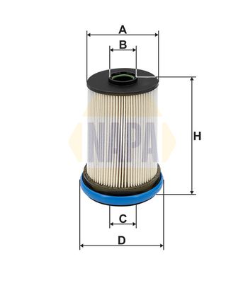 Napa NFF2267 Fuel Filter - 1
