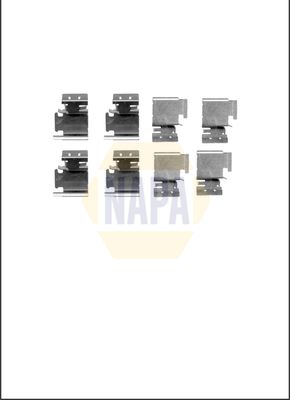 Napa NFK1003 Accessory Kit, disc brake pad - 1