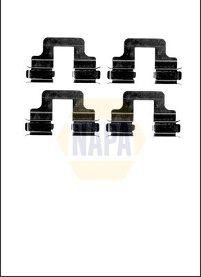 Napa NFK1007 Accessory Kit, disc brake pad - 1