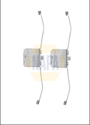 Napa NFK1026 Accessory Kit, disc brake pad - 1