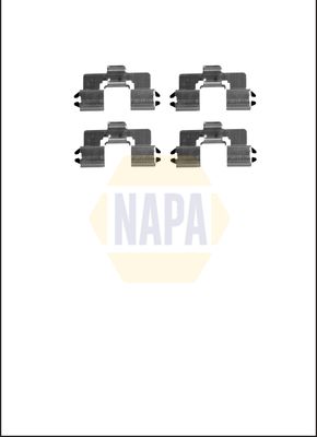 Napa NFK1043 Accessory Kit, disc brake pad - 1