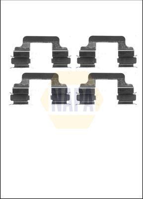Napa NFK1047 Accessory Kit, disc brake pad - 1