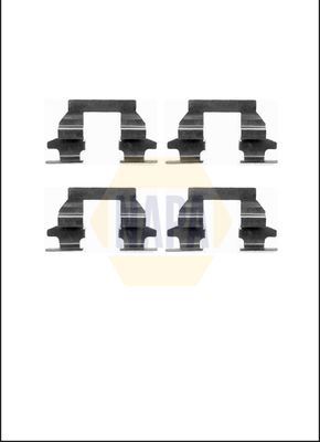Napa NFK1051 Accessory Kit, disc brake pad - 1