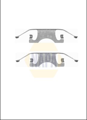 Napa NFK1054 Accessory Kit, disc brake pad - 1