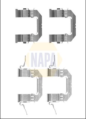 Napa NFK1069 Accessory Kit, disc brake pad - 1
