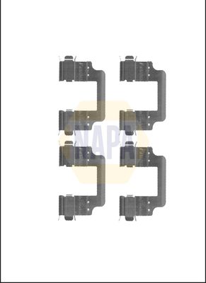 Napa NFK1074 Accessory Kit, disc brake pad - 1