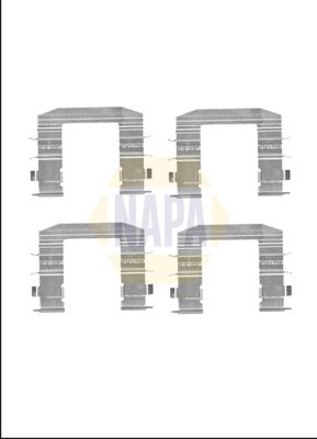 Napa NFK1084 Accessory Kit, disc brake pad - 1