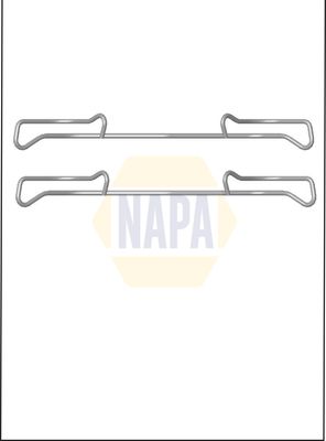 Napa NFK1086 Accessory Kit, disc brake pad - 1