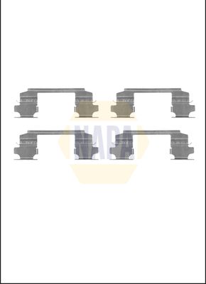 Napa NFK1090 Accessory Kit, disc brake pad - 1