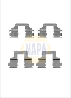 Napa NFK1105 Accessory Kit, disc brake pad - 1