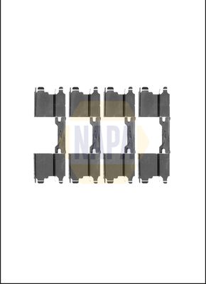 Napa NFK1115 Accessory Kit, disc brake pad - 1